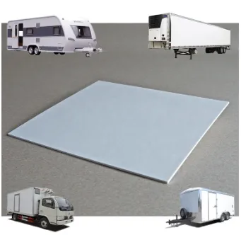 Painéis FRP especializados para trailers e compartimentos refrigerados (duráveis)